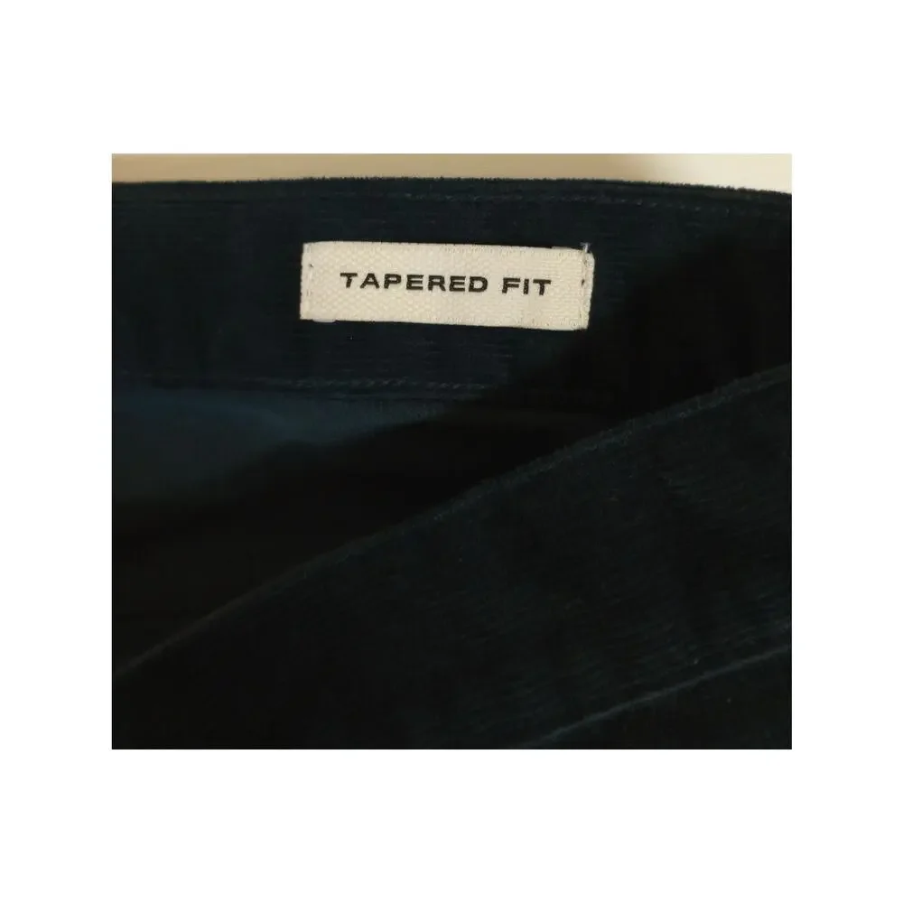 NWT Flint and Tinder Corduroy Size 33x32 Navy 5 Pocket Tapered Fit (0978)
